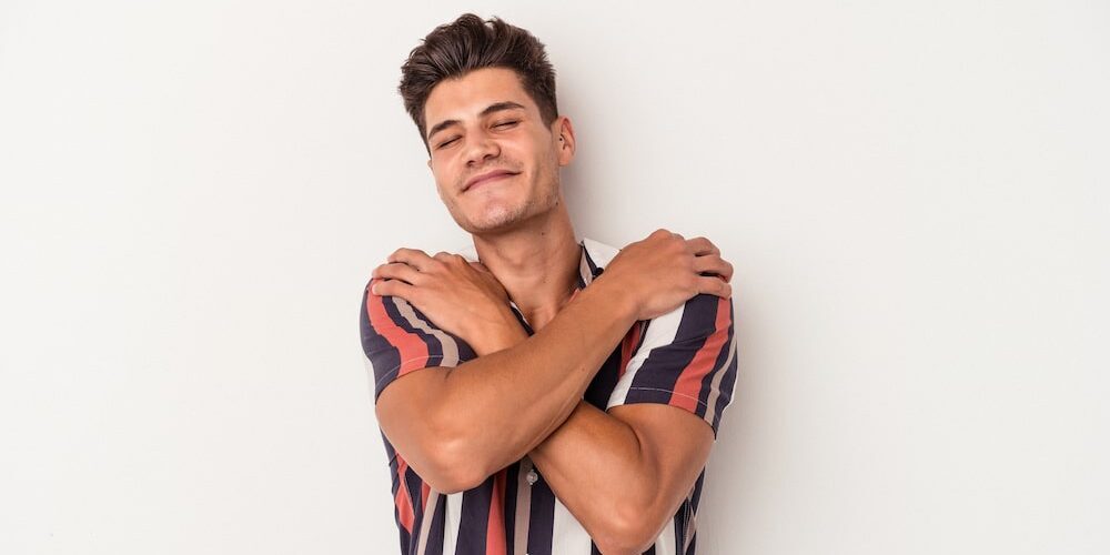 a man with his arms crossed